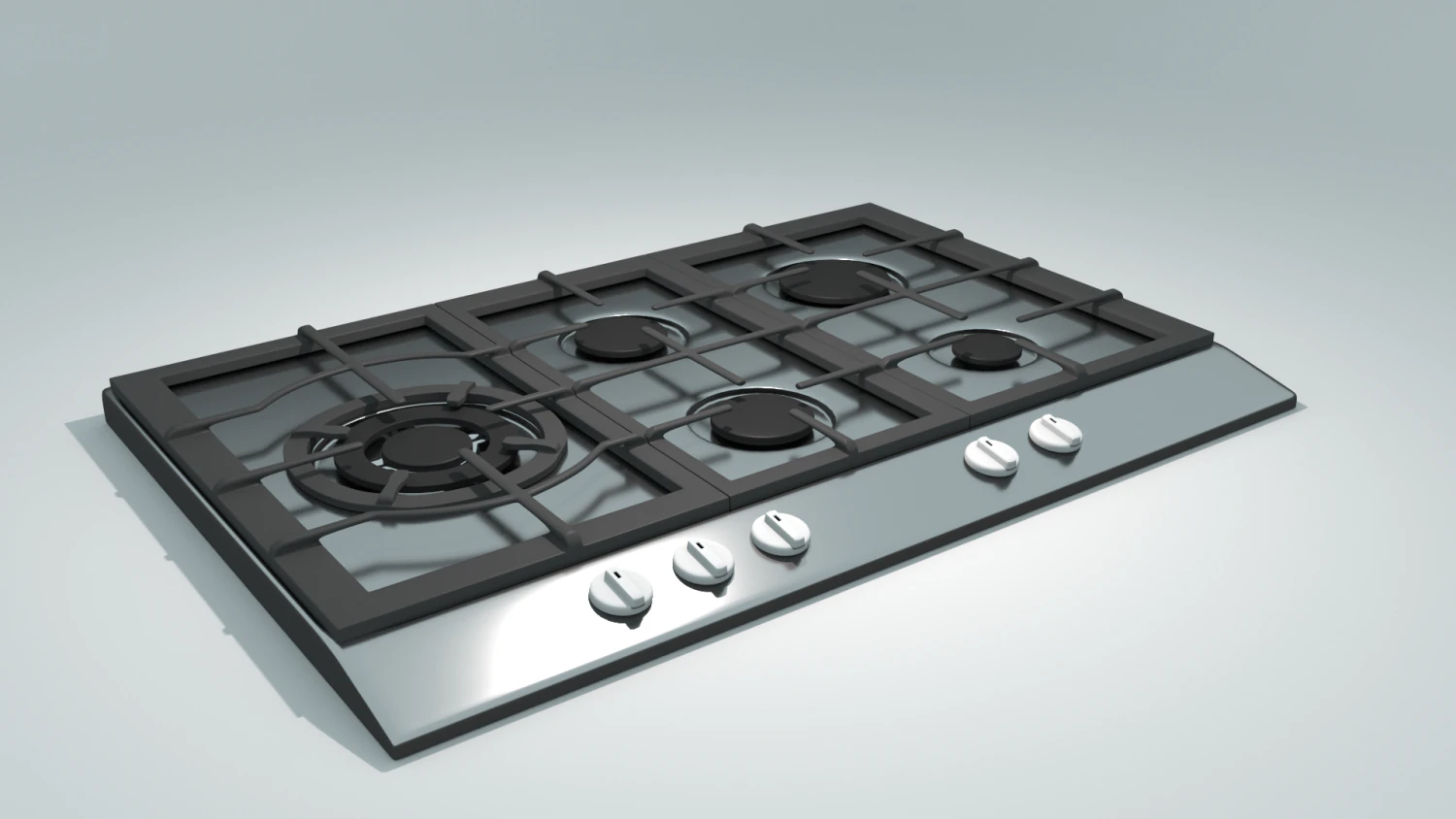 modern stove 3D Model .c4d .max .obj .3ds .fbx .stl .blend 