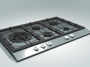 modern stove 3D Model