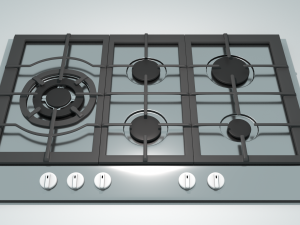 modern stove 3D 모델
