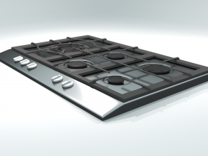 modern stove 3D 모델