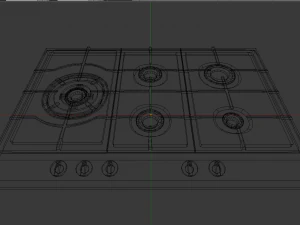 modern stove 3D Model