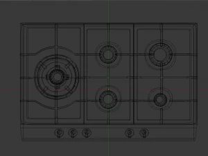 modern stove 3D Model