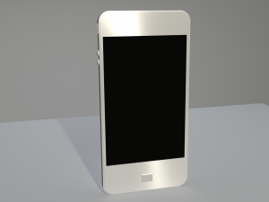 low poly phone Modelo 3D