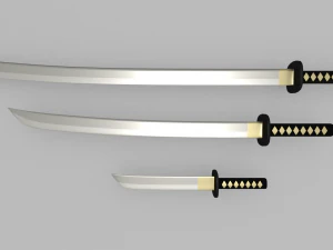 melee collection 3D Model