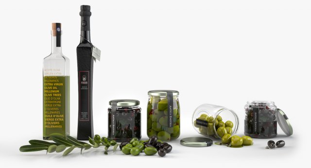 olive oil set 3D-Modell .c4d .max .obj .3ds .fbx .stl .blend 