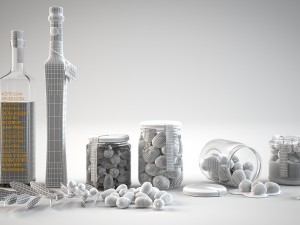 olive oil set 3D-Modell