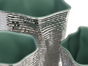 silver vases by argenesi vesta series 3D Model