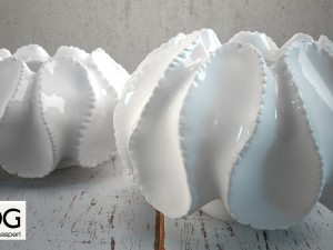 chakra vases by edg 3D Model