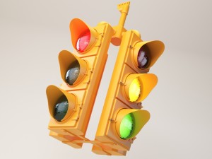 traffic light 3D मॉडल