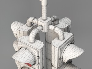 traffic light Model 3D
