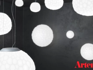 meteorite - by artemide - suspension and wall set 3D Model