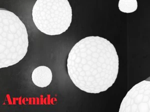 meteorite - by artemide - suspension and wall set 3D Model