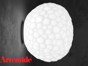 meteorite - by artemide - suspension and wall set 3D Model