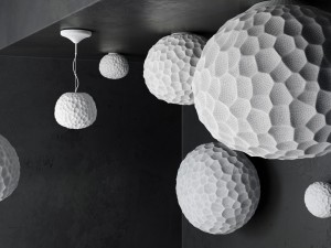 meteorite - by artemide - suspension and wall set Model 3D