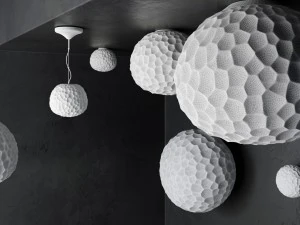 meteorite - by artemide - suspension and wall set 3D Model
