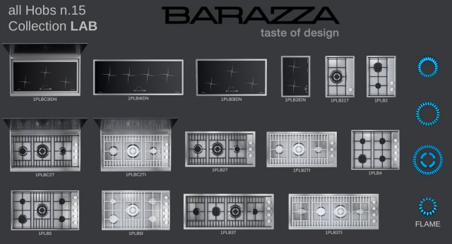 hob by barazza lab collection Modelo 3D .c4d .max .obj .3ds .fbx .stl .blend 