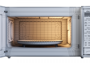24 microwave - dmw2420 - by dacor professional Modelo 3D