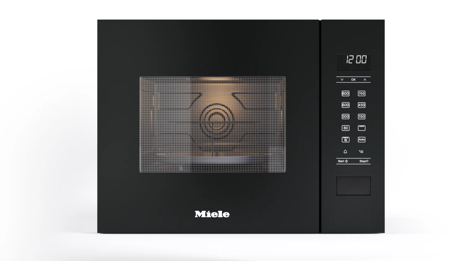 built-in microwave oven - m 2224 sc - by miele 3D Model .c4d .max .obj .3ds .fbx .stl .blend 