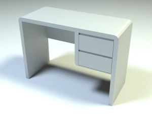 modern office desk 3D Model