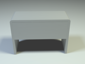 modern office desk 3D 모델