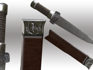 ancient swords pack 3D Model