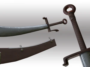 ancient swords pack 3D Model