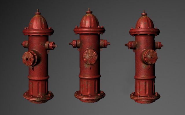 firehydrant Modelo 3D .c4d .max .obj .3ds .fbx .stl .blend 