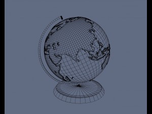 globe earth 3D 模型
