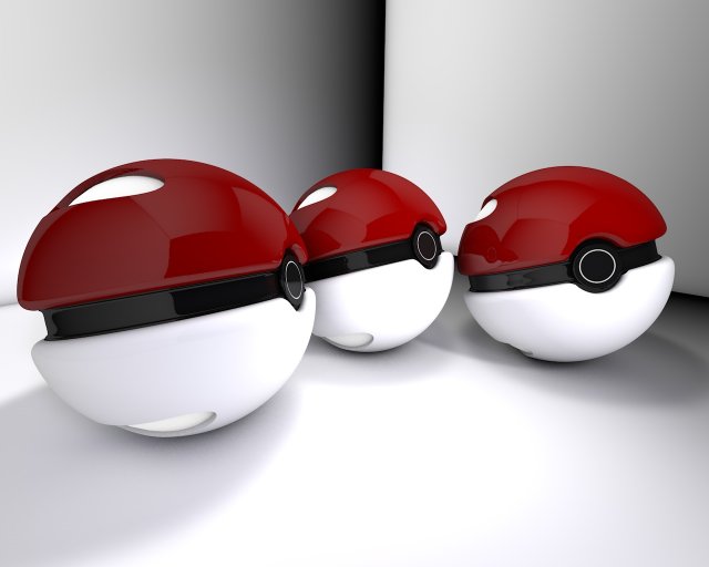 Pokeball futuristic Modèle 3D .c4d .max .obj .3ds .fbx .stl .blend 