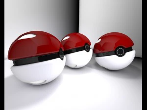 Pokeball futuristic 3D Model