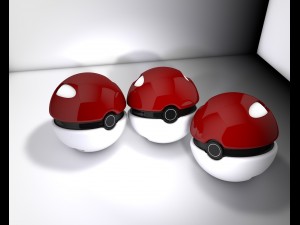 Pokeball futuristic Modèle 3D