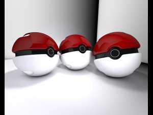 Pokeball futuristic Modèle 3D
