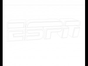 espn logo Model 3D