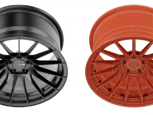 enkei rs05rr 3D Model