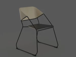 cgexperience - sedia01 Modello 3D