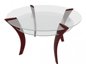 round coffee table 3D Model