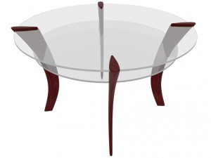 round coffee table 3D Model