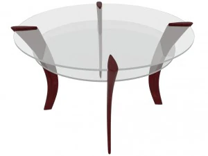 round coffee table 3D Model