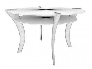 round coffee table 3D Model