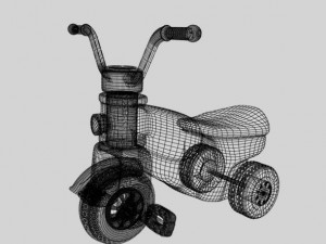toy bicycle Model 3D