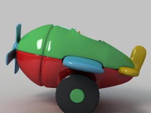 toy plane Modelo 3D