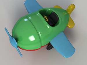 toy plane Modelo 3D