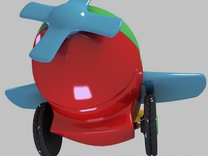toy plane Modelo 3D