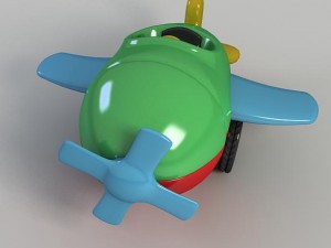 toy plane Modelo 3D