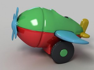 toy plane Modelo 3D