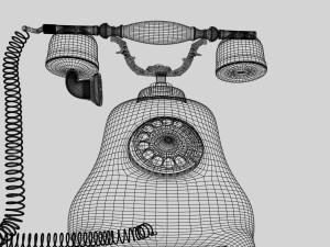retro phone 3D Model