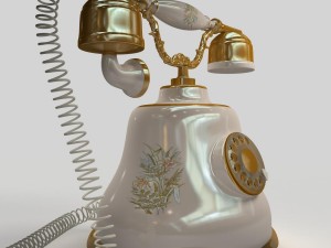 retro phone 3D Model