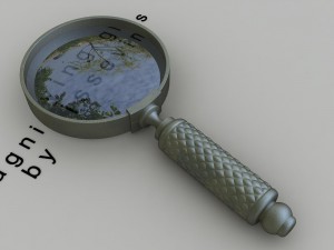magnifier glass Modèle 3D