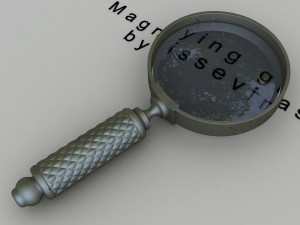 magnifier glass 3D 모델