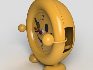 plastic clock Modelo 3D